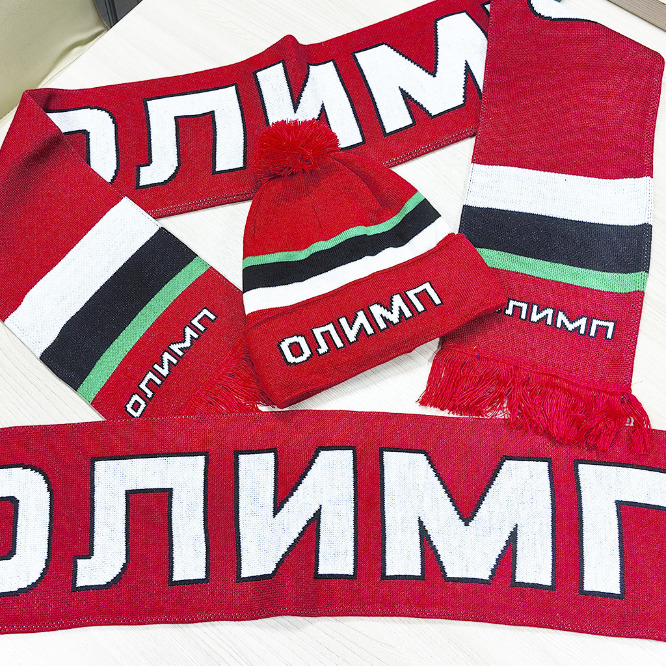 Вязаный набор для  хоккейного клуба ОЛИМП