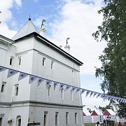 Флажная гирлянда у Кремлевской стены